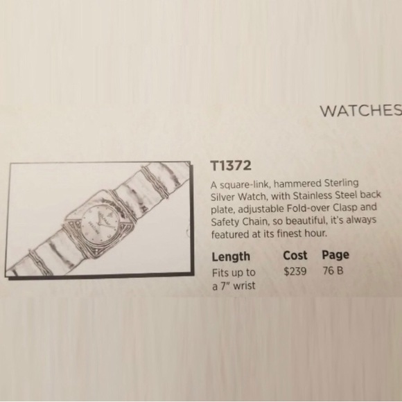 Silpada Sterling Silver Hinged Wrist Watch - Picture 15 of 17